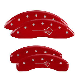 MGP® - Gloss Red Caliper Covers with Stingray C7 Engraving (Full Kit, 4 pcs)