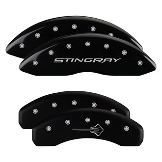 MGP® - Caliper Covers with Stingray Logotype / Stingray (C7) Engraving (Full Kit, 4 pcs)