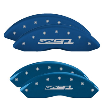 MGP® - Gloss Blue Caliper Covers with Z51 Engraving (Full Kit, 4 pcs)