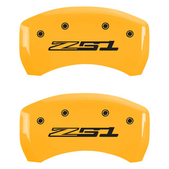 MGP® - Gloss Yellow Rear Caliper Covers with Z51 Engraving
