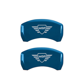 MGP® - Gloss Blue Rear Caliper Covers with MGP Engraving