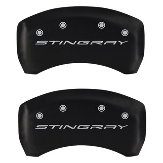 MGP® - Gloss Black Caliper Covers with Stingray Logotype Engraving