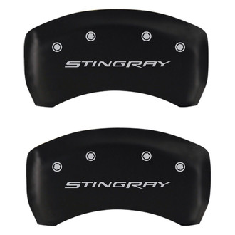MGP® - Gloss Black Rear Caliper Covers with Stingray Engraving
