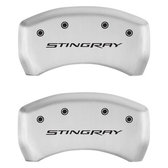 MGP® - Gloss White Rear Caliper Covers with Stingray Engraving