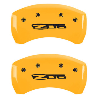 MGP® - Gloss Yellow Rear Caliper Covers with Z06 Engraving