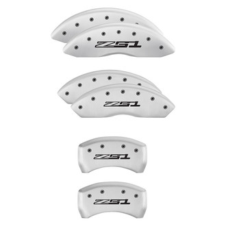 MGP® - Gloss White Caliper Covers with Z51 Engraving (Full Kit, 6 pcs)