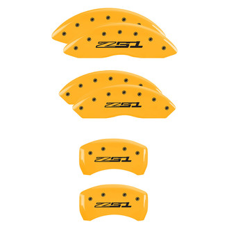 MGP® - Gloss Yellow Caliper Covers with Z51 Engraving (Full Kit, 6 pcs)