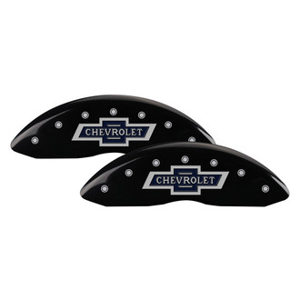 MGP® - Gloss Black Caliper Covers with 100 Anniversary Logo (Full Kit, 4 pcs)
