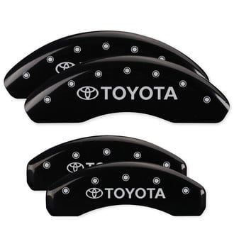 MGP® - Caliper Covers with Toyota Emblem and Logotype Engraving (Full Kit, 4 pcs)