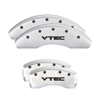 MGP® - Gloss White Caliper Covers with SVT Engraving (Full Kit, 4 pcs)