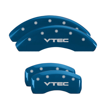 MGP® - Gloss Blue Caliper Covers with Vtec Engraving (Full Kit, 4 pcs)