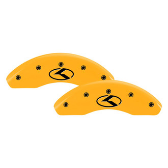 MGP® - Gloss Yellow Front Caliper Covers with Circle K/Kia Engraving