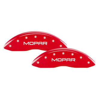 MGP® - Gloss Red Caliper Covers with Mopar Engraving (Full Kit, 4 pcs)