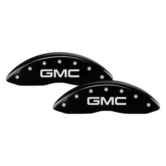 MGP® - Gloss Black Caliper Covers with GMC Engraving (Full Kit, 4 pcs)