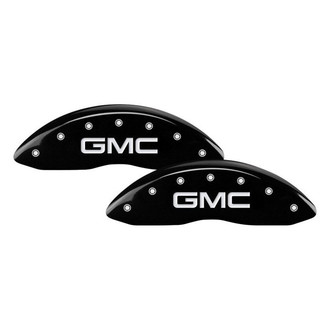 MGP® - Gloss Black Caliper Covers with GMC Engraving (Full Kit, 4 pcs)