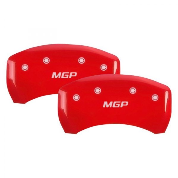MGP® - Gloss Red Rear Caliper Covers with MGP Engraving