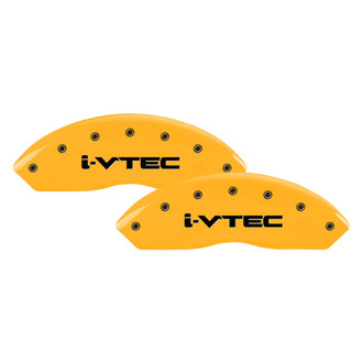 MGP® - Gloss Yellow Caliper Covers with i-Vtec Engraving (Full Kit, 4 pcs)