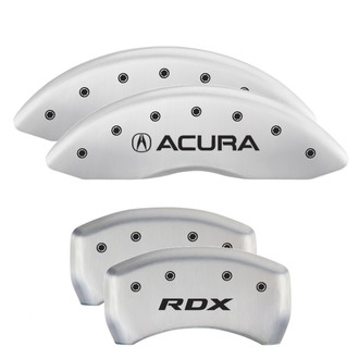 MGP® - Gloss White Caliper Covers with Acura / RDX Engraving (Full Kit, 4 pcs)