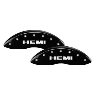 MGP® - Gloss Black Caliper Covers with Hemi Engraving (Full Kit, 4 pcs)
