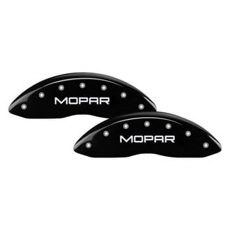MGP® - Gloss Black Caliper Covers with Mopar Engraving (Full Kit, 4 pcs)