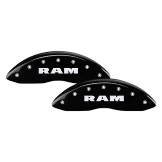 MGP® - Gloss Black Caliper Covers with Ram Engraving (Full Kit, 4 pcs)