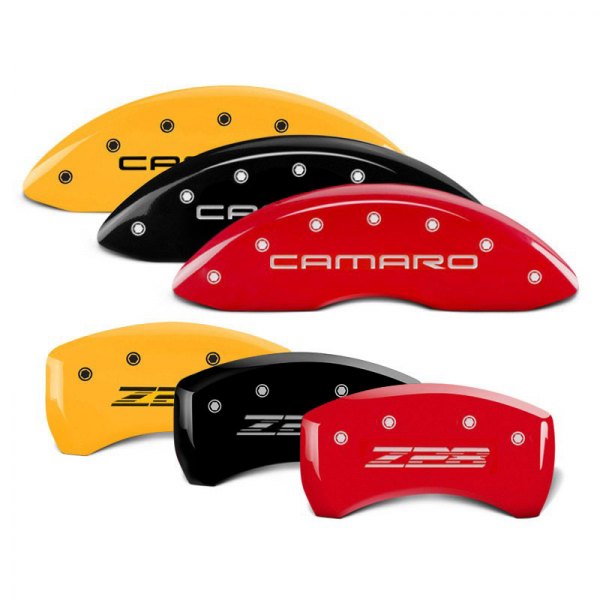  MGP® - Caliper Covers with Front Camaro Gen 4 and Rear Z28 Engraving (Full Kit, 4 pcs)