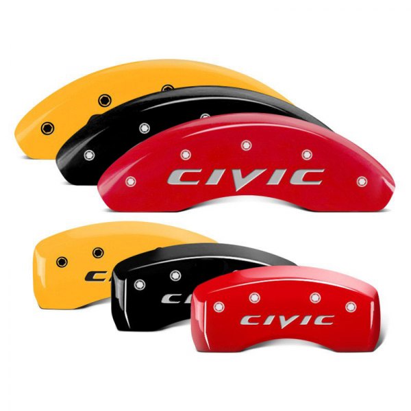  MGP® - Caliper Covers with Civic Engraving (Full Kit, 4 pcs)