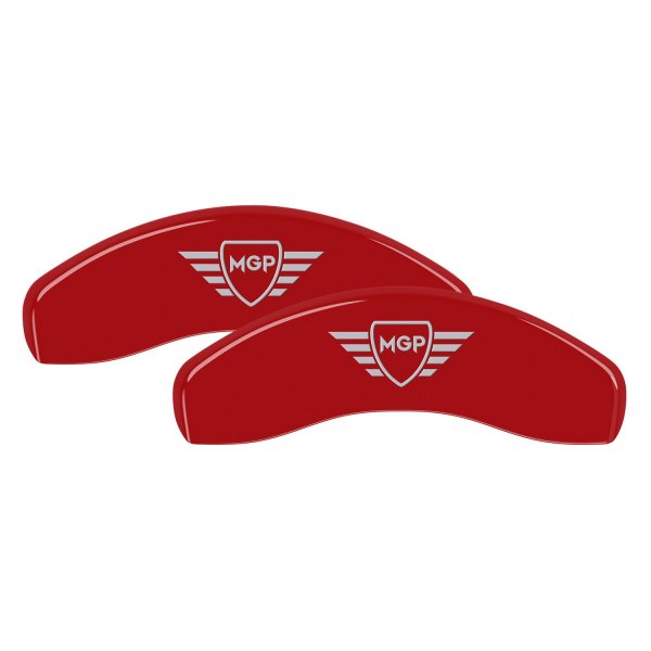 MGP® - Gloss Red Rear Caliper Covers with MGP Engraving