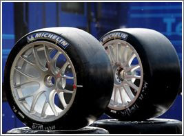 Two Michelin Track Tires