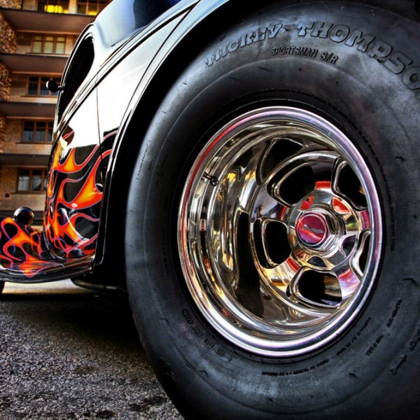 MICKEY THOMPSON® - Sportsman S/R Radial Tires on Ford Coupe