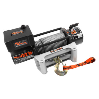 Mile Marker® - 12,000 lbs Waterproof Electric Winch with Discrete Solenoid