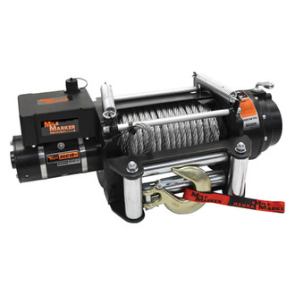 Mile Marker® - 18,000 lbs Waterproof Electric Winch with Steel Cable