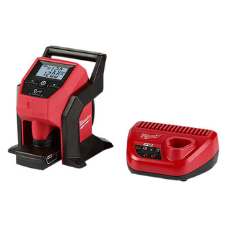 Milwaukee® - M12™ 12 V Compact Tire Air Compressor Kit