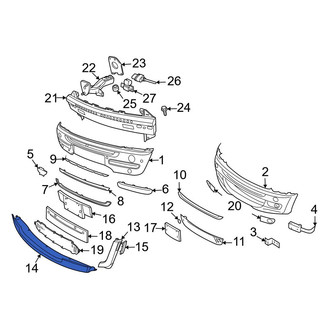 Mini OE - Front Center Spoiler
