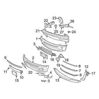 Mini OE - Front Bumper - Bumper & Components (Base)