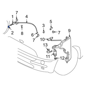 Mini OE - Right Headlight Washer Cover