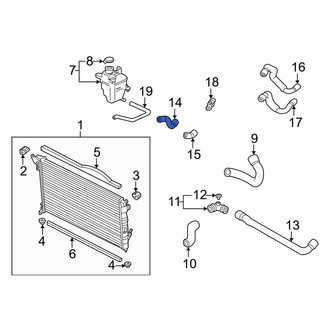 Mini OE - HVAC Heater Hose