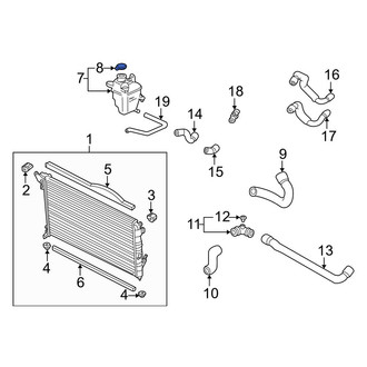Mini OE - Drive Motor Inverter Coolant Reservoir Cap