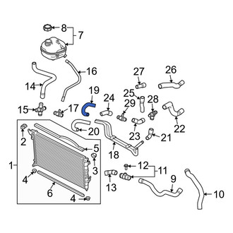Mini OE - HVAC Heater Hose