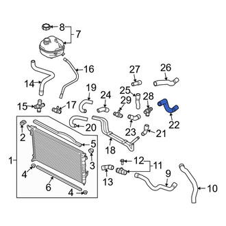Mini OE - HVAC Heater Hose