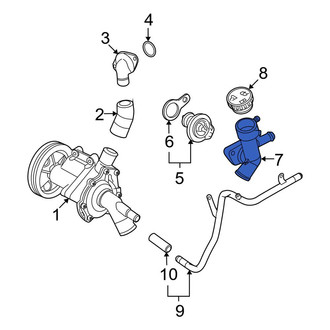 Mini OE - Engine Coolant Thermostat Housing
