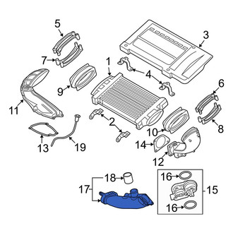 Mini OE - Upper Engine Air Intake Hose