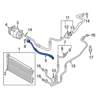 Mini OE - A/C Refrigerant Discharge Hose