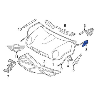 Mini OE - Front Hood Release Handle