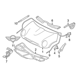 Mini OE - Hood & Grille - Hood & Components