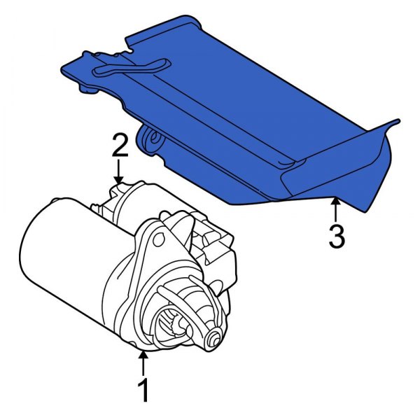 Starter Heat Shield