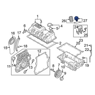 Mini OE - Engine Oil Filter Housing Cover