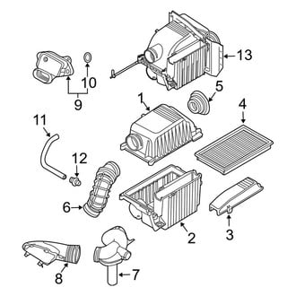 Mini OE - Engine / Transaxle - Air Intake (Hatchback Supercharged)