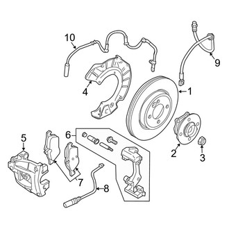 Mini OE - Front Suspension - Brake Components (Base / S)