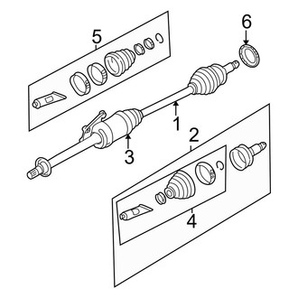 Mini OE - Front Suspension - Drive Axles (S Standard Tr)